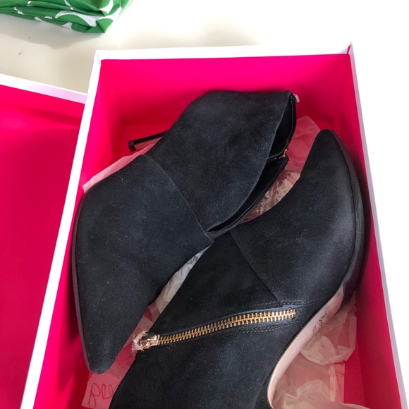 Boden Black Suede Boots - Picture 7 of 14